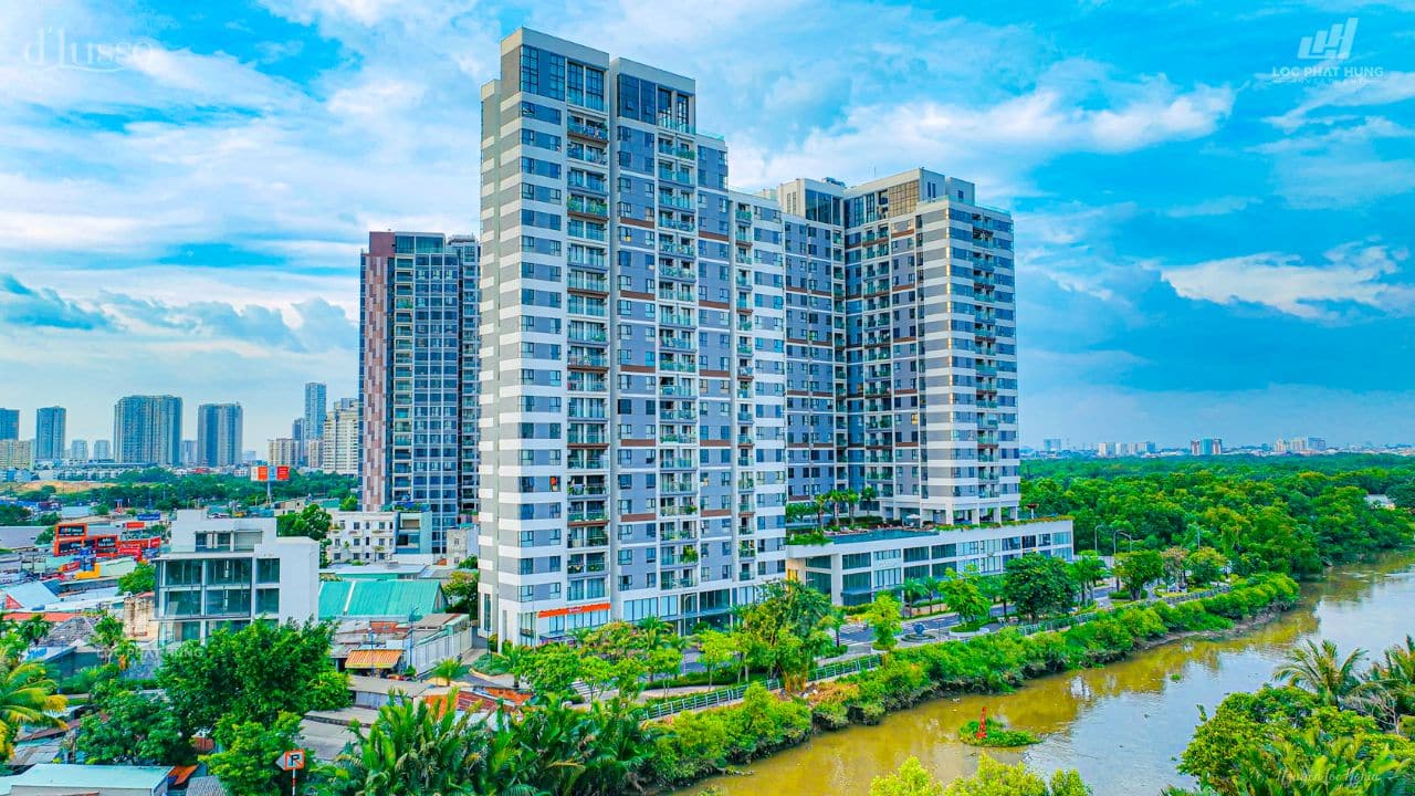Hình chụp thực tế Dlusso Quận 2 khu dân cư ven sông