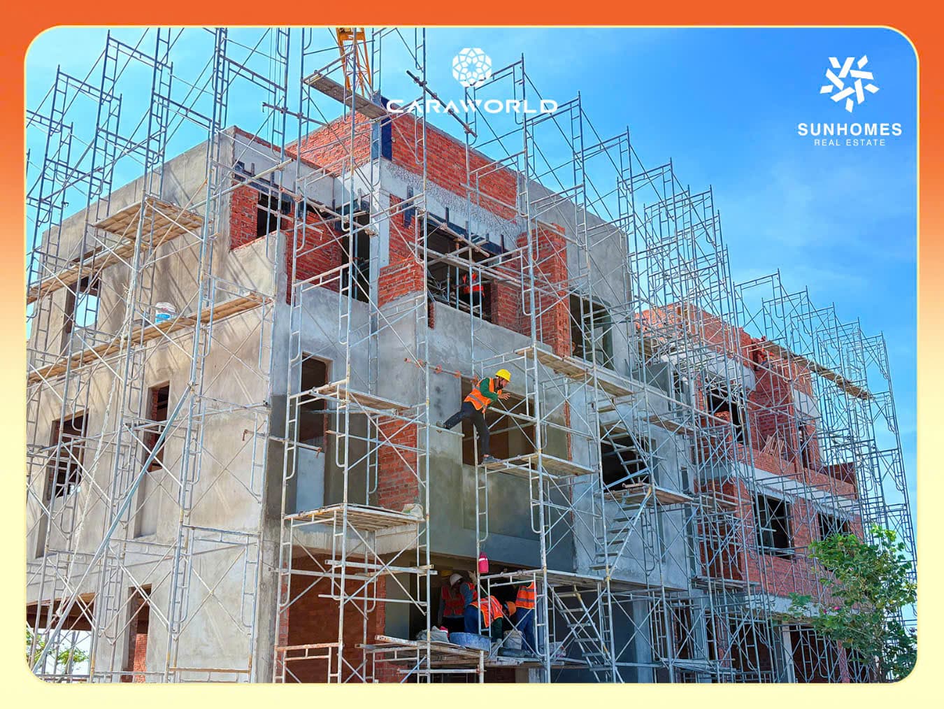 Tiến độ thực tế tại dự án Caraworld Cam Ranh