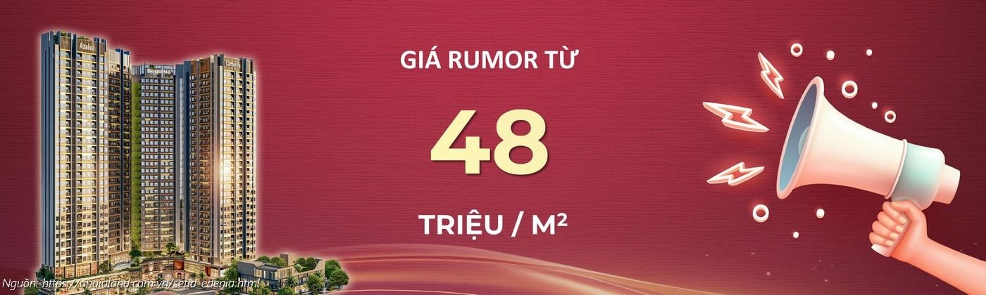 Giá Rumor Dự Kiến Setia Edenia Từ 48 Triệu/m² Giá Rumor Dự Kiến Setia Edenia Từ 48 Triệu/m²