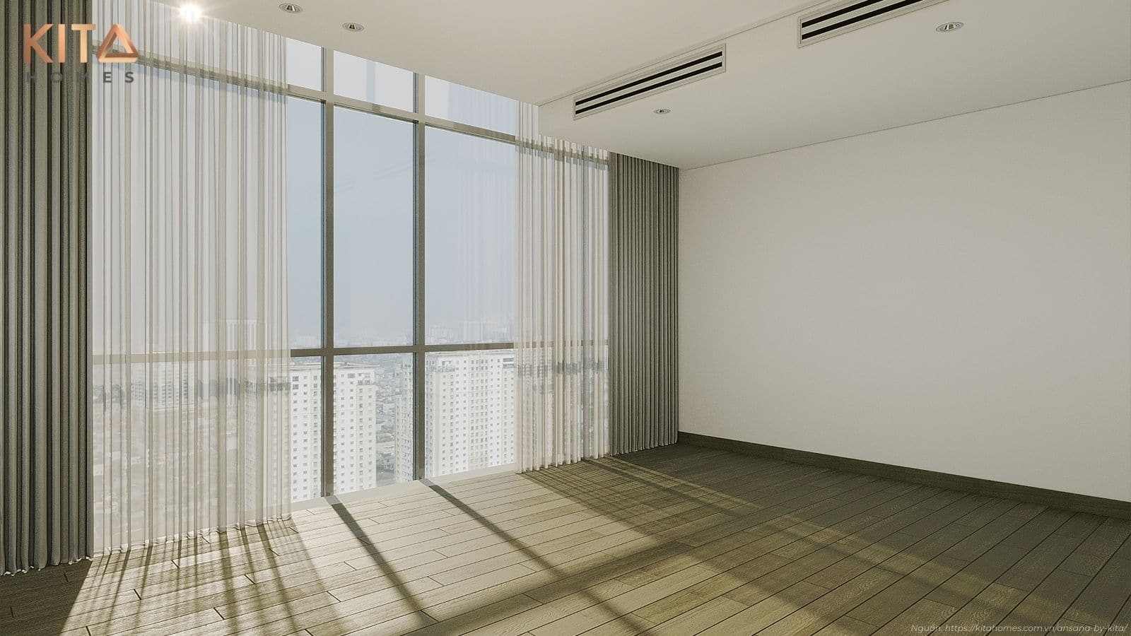 Khám phá không gian sống thượng lưu tại nhà mẫu Penthouse dự án Ansana by Kita