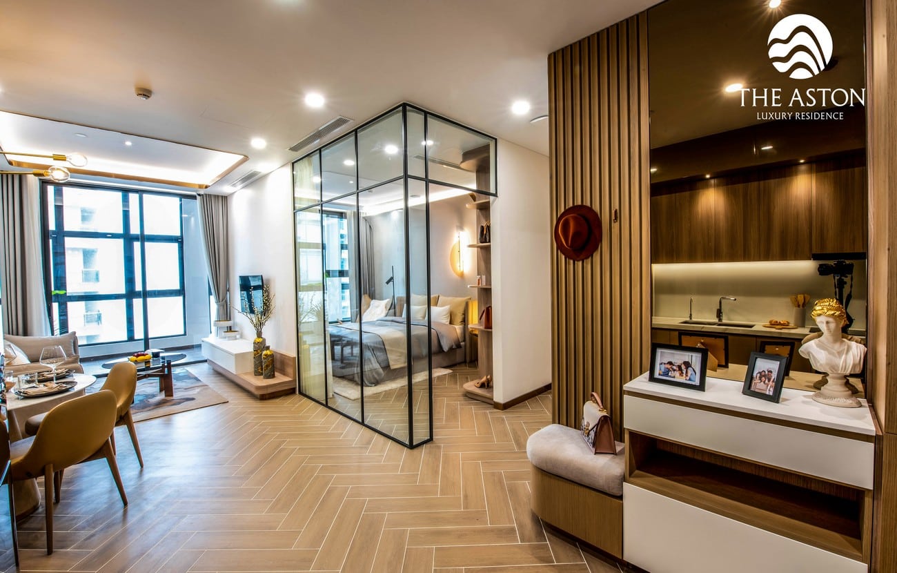 Nhà mẫu dự án căn hộ chung cư The Aston Nha Trang Đường Xóm Cồn chủ đầu tư DKRH