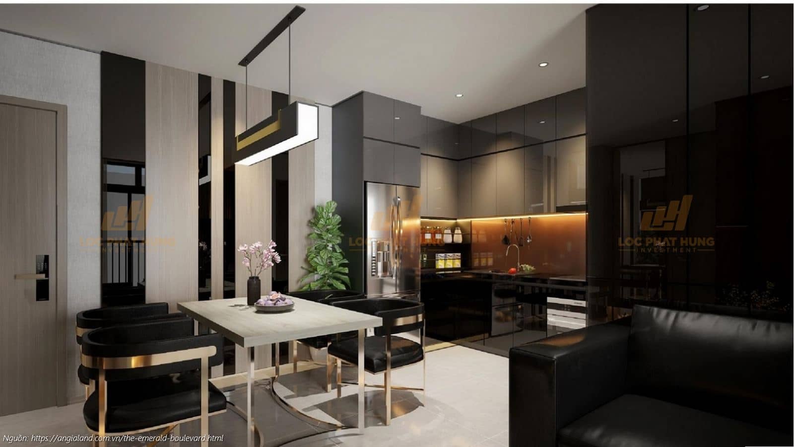 Nhà mẫu dự án căn hộ chung cư The Emerald Boulevard