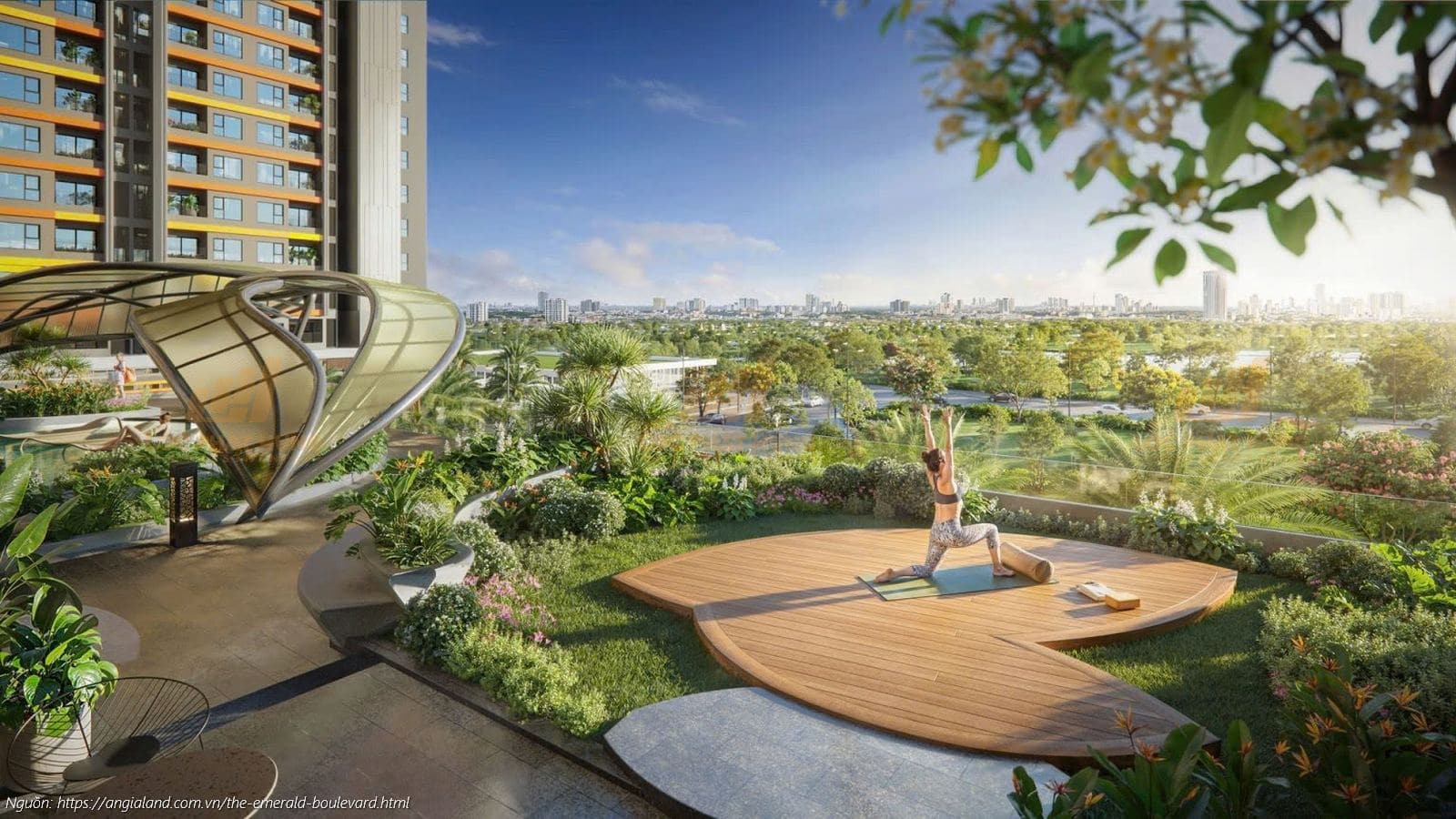 Phối cảnh tổng thể dự án căn hộ chung cư The Emerald Boulevard