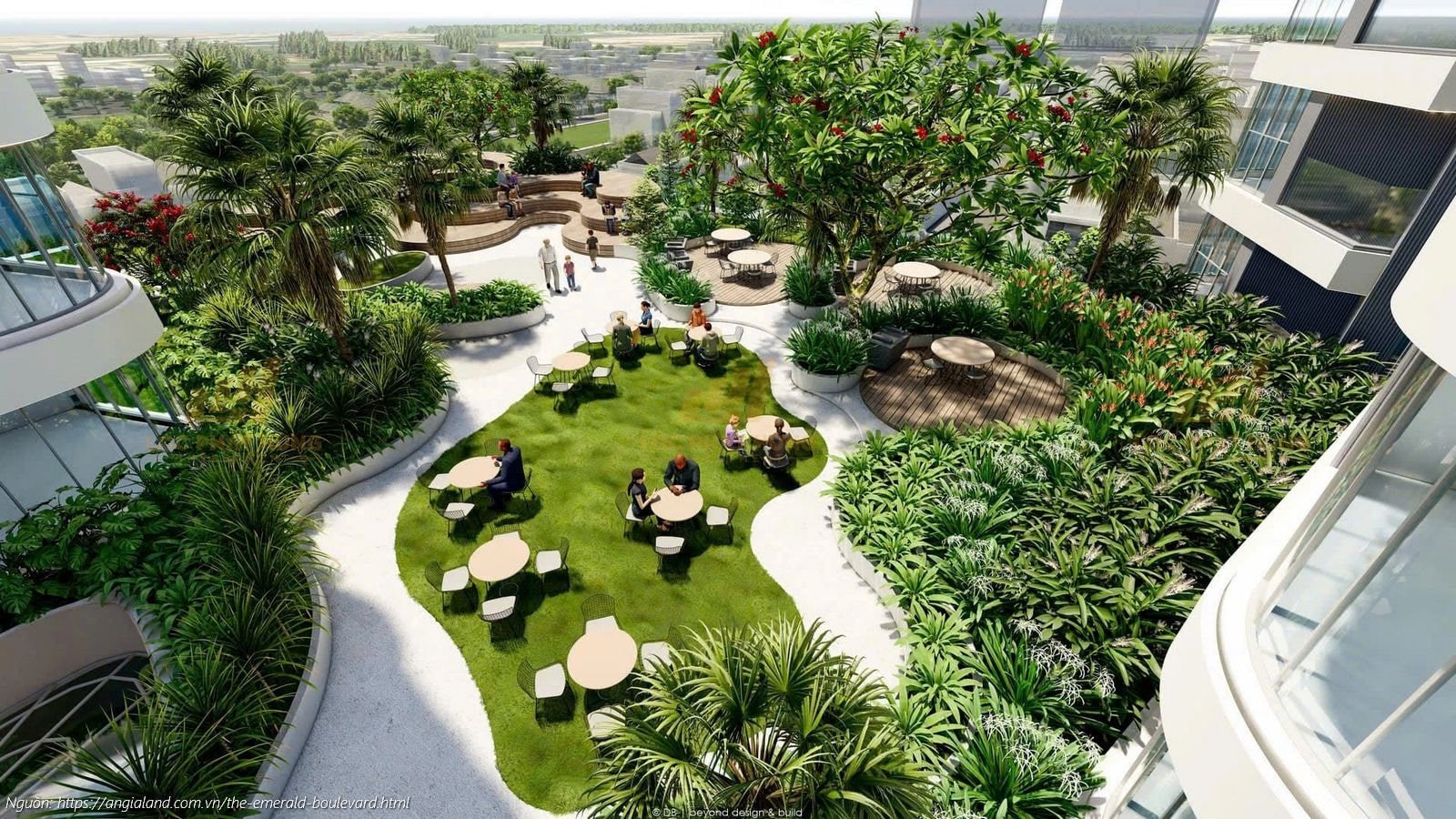 Phối cảnh tổng thể dự án căn hộ chung cư The Emerald Boulevard