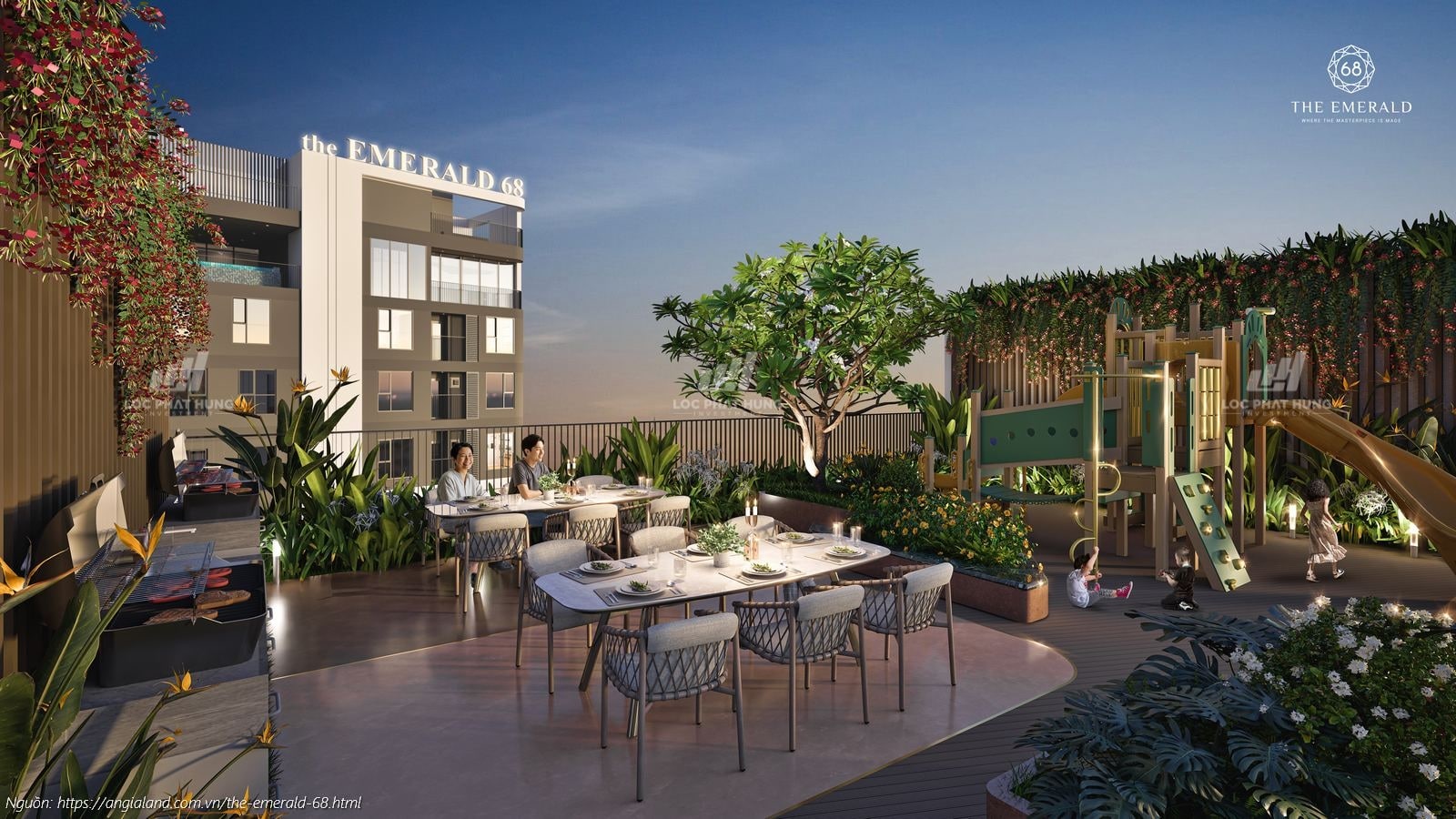 Tiện ích dự án căn hộ chung cư The Emerald Boulevard