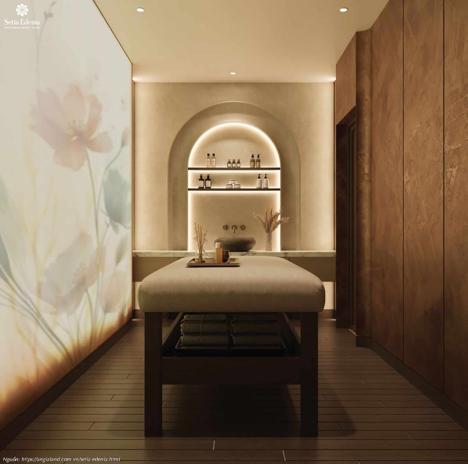 Phòng Spa / Massage - Tiện ích thư giãn cao cấp tại dự án Setia Edenia Lái Thiêu