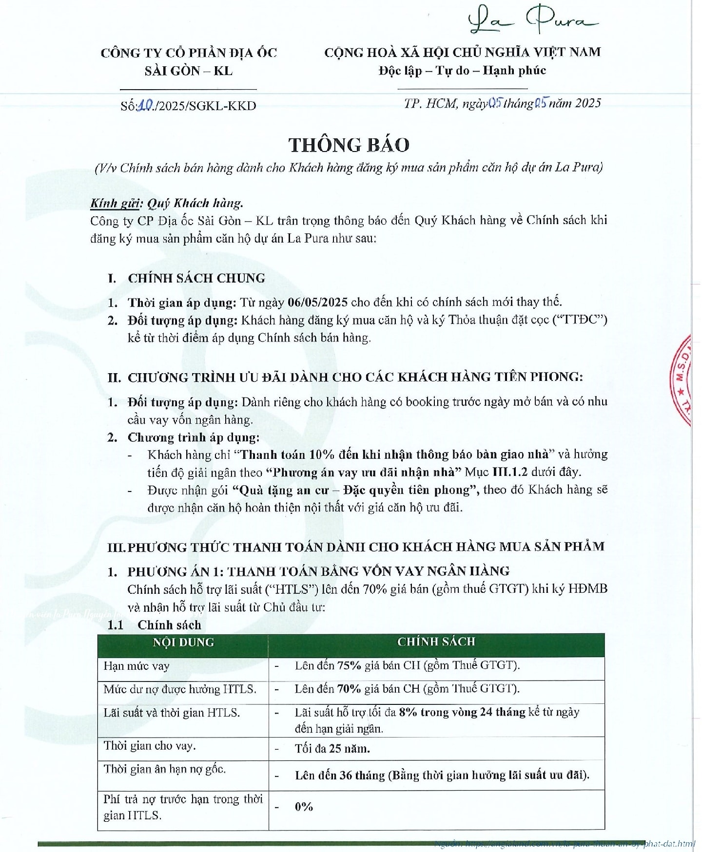 Phương Thức Thanh Toán La Pura Lapura Phát Đạt