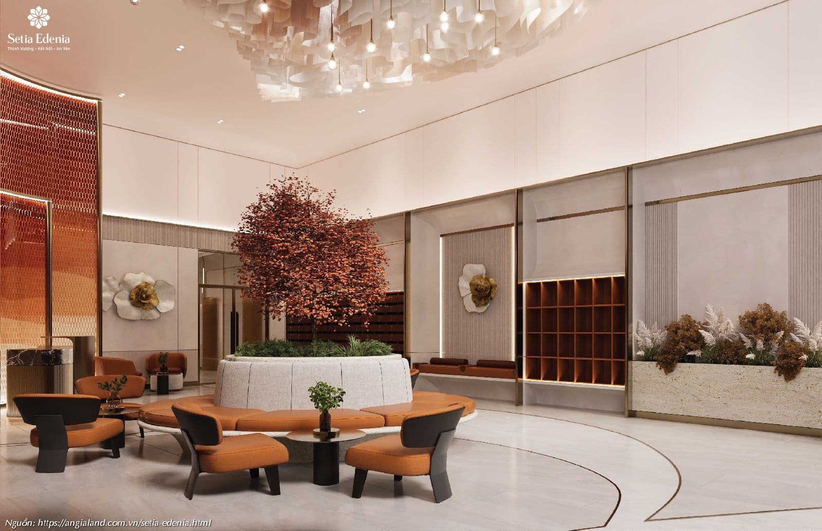 Sảnh chờ (Waiting Lounge) - Tiện ích nội khu sang trọng tại dự án Setia Edenia Lái Thiêu