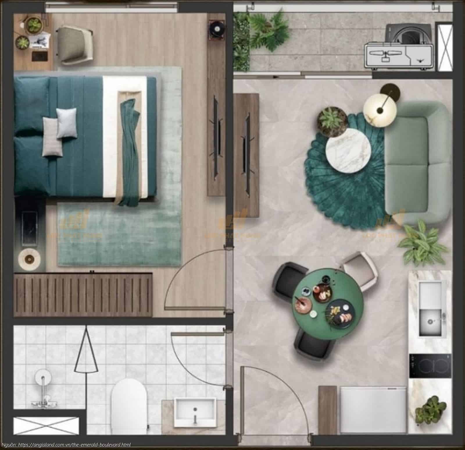 Thiết kế dự án căn hộ chung cư The Emerald Boulevard