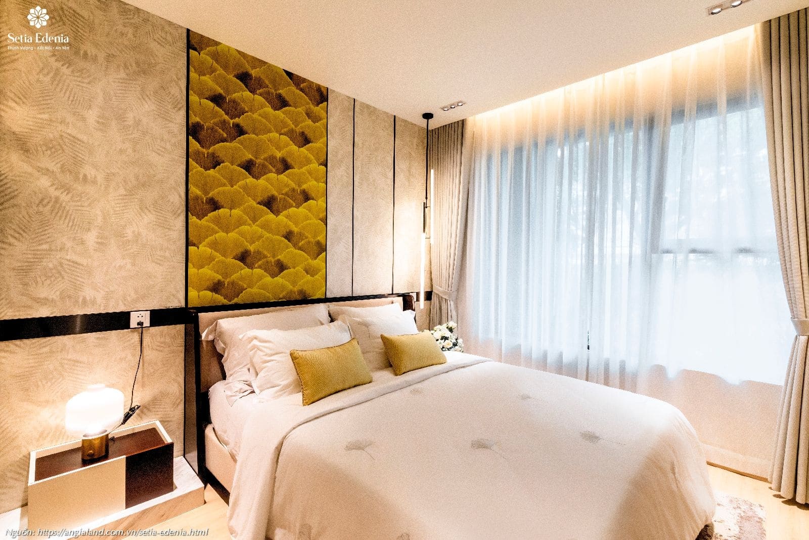 Thiết kế phòng ngủ nhà mẫu căn hộ Setia Edenia loại 1PN (diện tích 50m²) Thiết kế phòng ngủ nhà mẫu căn hộ Setia Edenia loại 1PN (diện tích 50m²)