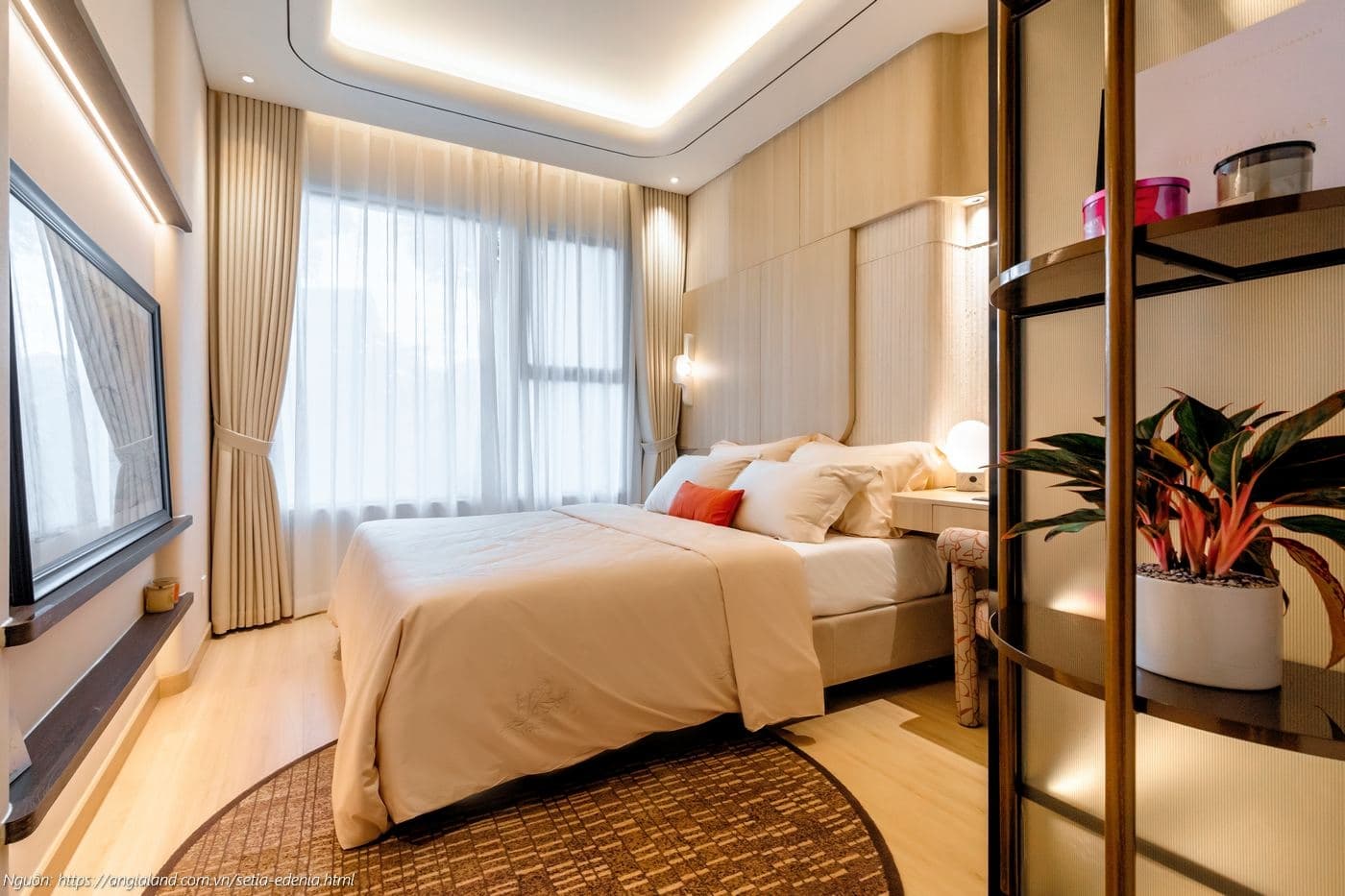 Thiết kế phòng ngủ nhà mẫu căn hộ Setia Edenia 2PN 2WC (diện tích 73m²) Thiết kế phòng ngủ nhà mẫu căn hộ Setia Edenia 2PN 2WC (diện tích 73m²)