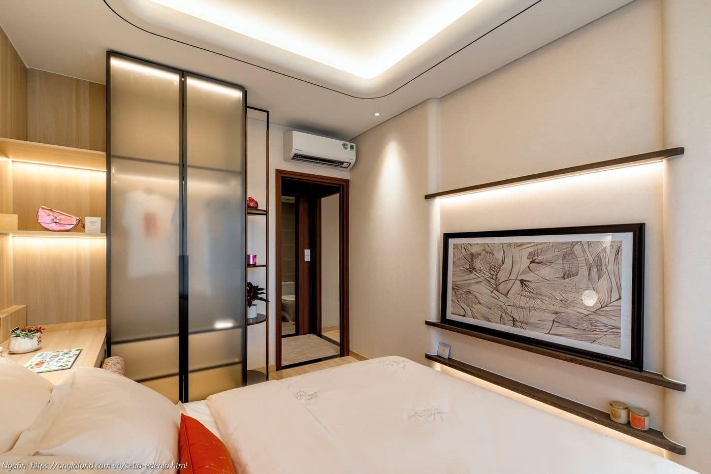 Thiết kế phòng ngủ nhà mẫu căn hộ Setia Edenia 2PN 2WC (diện tích 73m²) Thiết kế phòng ngủ nhà mẫu căn hộ Setia Edenia 2PN 2WC (diện tích 73m²)