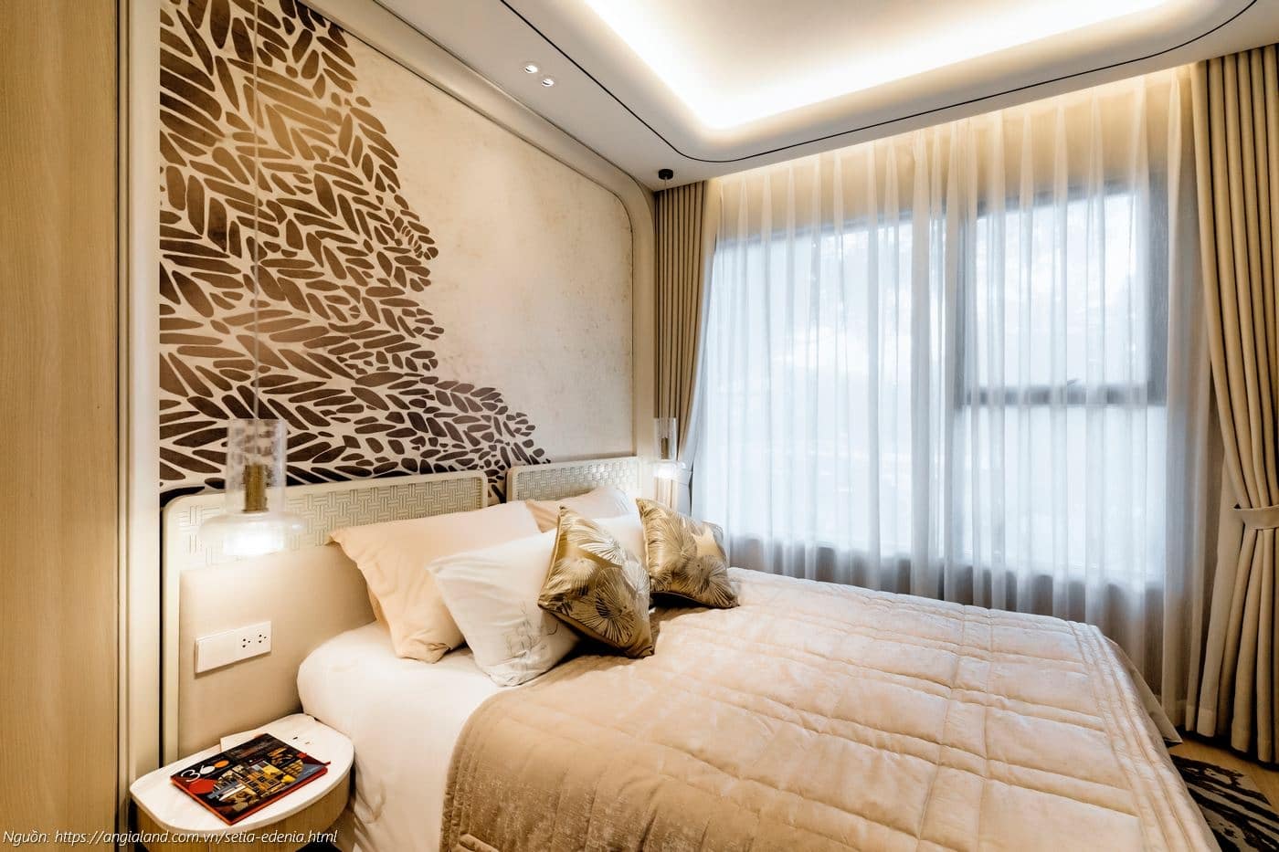 Thiết kế phòng ngủ nhà mẫu căn hộ Setia Edenia 2PN 2WC (diện tích 73m²) Thiết kế phòng ngủ nhà mẫu căn hộ Setia Edenia 2PN 2WC (diện tích 73m²)